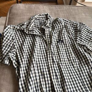 Diesel Men’s button up Checkered Cotton Shirt